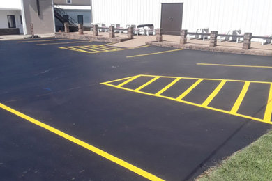 Church Parking Lot Pavement Sealing and Re-Paining