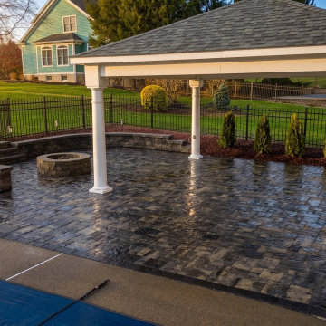 Paver Patio Installation Ballston Spa, NY Backyard Hardscape