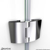 DreamLine Aqua 56 to 60"x58," Hinged Tub Door, SHDR-3148586-RT-04