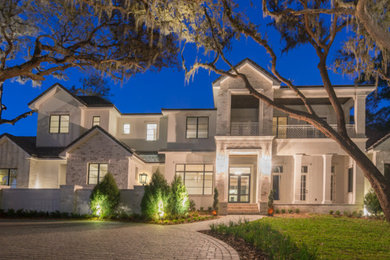 Design ideas for a transitional exterior in Orlando.