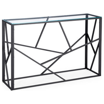 Carol Black Accent Table, Console Table