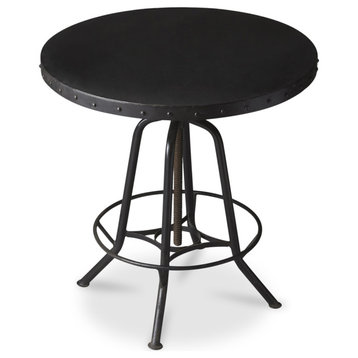 Englewood Round Metal Hall and Pub Table