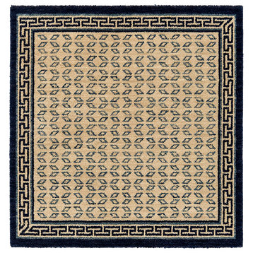 Geometry Tibetan Rug, 5'x7'