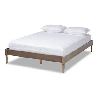 Landry French Bohemian Platform Bed Frame, Full - Traditional ...