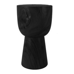 Pfeifer Studio - Djembe Side Table, Ebony - Side Tables And End Tables