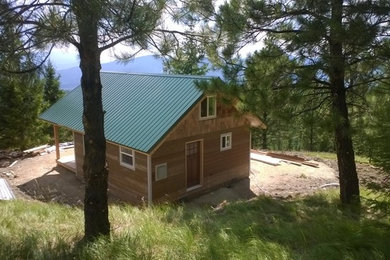 Inspiration for a rustic exterior home remodel in Other