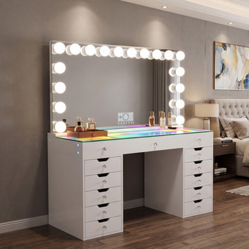 Hollywood Vanity Mirrors & Dressing Tables