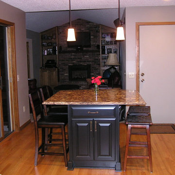 Kitchen Remodel featuring Cherry Cabinets