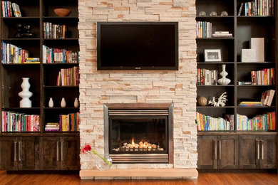 Inspiration for a transitional home design remodel in Other
