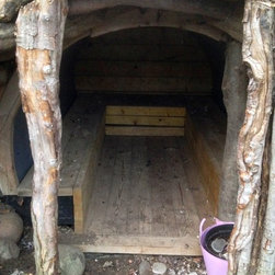 Simple Hobbit Hole 'cave' for a school - Garden Playhouses