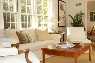 Living room - contemporary living room idea in Toronto