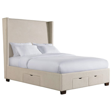 Picket House Furnishings Fiona Queen Upholstered Storage Bed