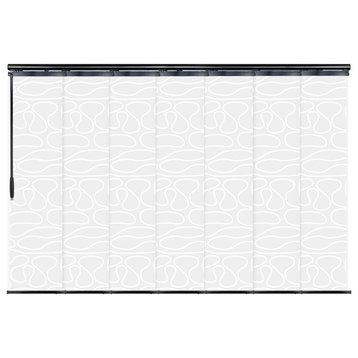 Calisto 7-Panel Track Extendable Vertical Blinds 110-153"W