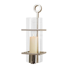 Global Views Wall Sconces Houzz Global Views Circle In Square Wall Sconce Sconces