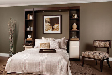 Bedroom - traditional bedroom idea in Houston