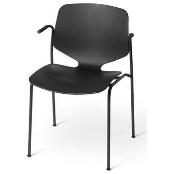 Mater Nova Sea Recycled Plastic Stackable Arm Chair