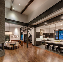 kitchen dark cabinets with white