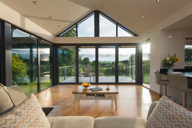 Inspiration for a contemporary living room in Buckinghamshire.