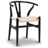 Poly and Bark Weave Chair, Black