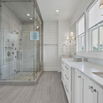 custom home, channel drive