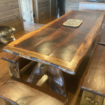 Walnut/Osage Orange Dining Table