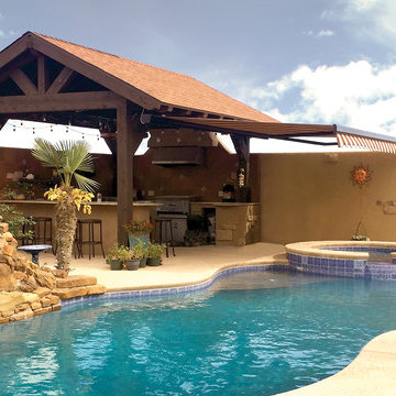 Series K300 is perfect fit for this poolside kitchen