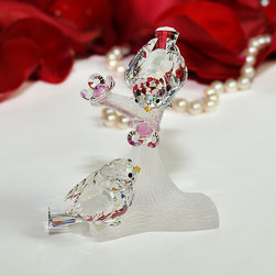 Crystal Love Birds - Decorative Objects And Figurines