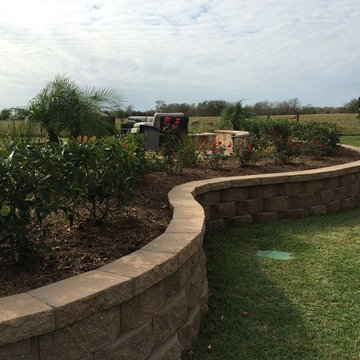 Contemporary Pool, Patio and Landscape in Richmond, TX