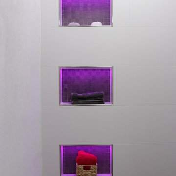 Keramik mit Betonlook und LED TEchnologie