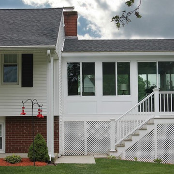 Harvey Windows, GAF Roofing, Sunroom, Somerset, MA