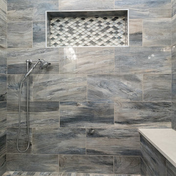 Oakton Transitional Bathroom Remodel