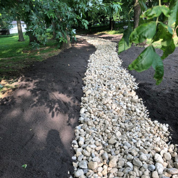 Shrewsbury Grading and Delaware River Stone Install
