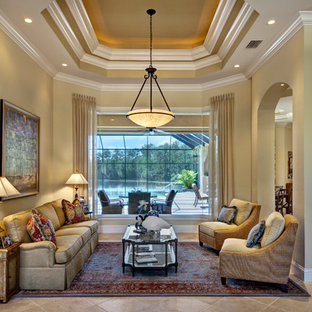75 Most Popular Living Room with Yellow Walls Design Ideas for 2019