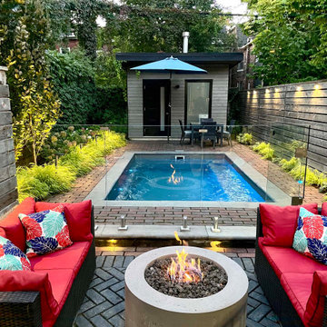 Toronto Danforth Backyard Pool