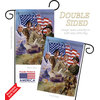 The Armed Forces Americana Patriotic Garden Flag Set