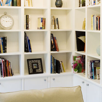 Contemporary Hand Painted Bookcase