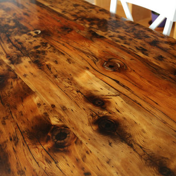 Reclaimed Wood Harvest Tables