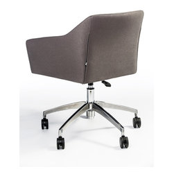 Kets 5-Ways Swivel Office Armchair by B&T - Armchairs And Accent Chairs