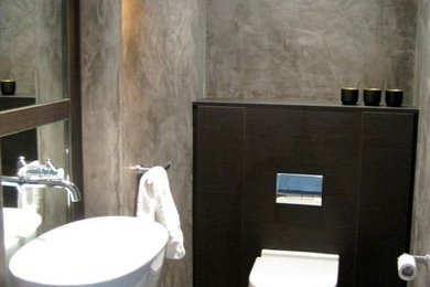 Inspiration for a contemporary powder room in Sunshine Coast.