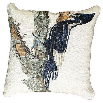 Throw Pillow Ivory Billed Woodpecker Bird