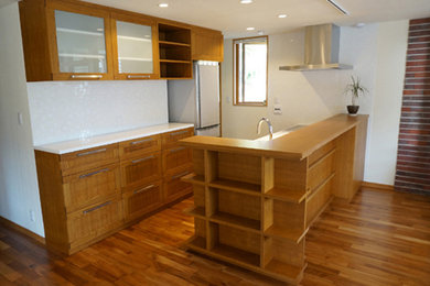 Inspiration for an arts and crafts kitchen in Kyoto.