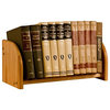 Tabletop Book Rack, Natural Lacquer Finish