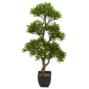 37" Bonsai Styled Podocarpus Artificial Tree