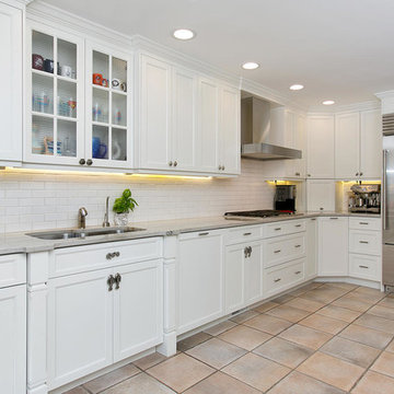 Shore Kitchen White Peninsula