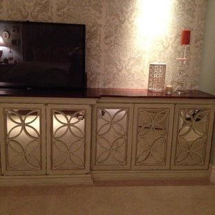 Example of a classic home theater design in San Luis Obispo