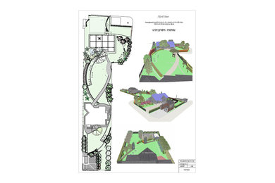 "Swan Harbor". The master plan for private estates 4200 sq.m.