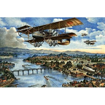 Japanese Plane in the Siberian Intervention Poster Print by Inventions (12 x 18)