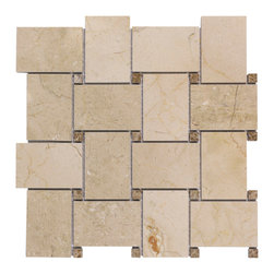 Marble Basket Crema - Mosaic Tile