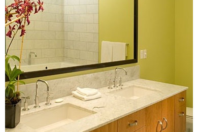 Bathroom - modern bathroom idea in Portland