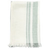 Penny 50"x70" Throw Blanket, Ivory Sage Green